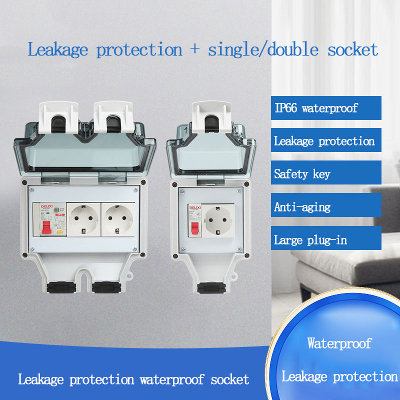 Outdoor Power Socket - Outdoor Waterproof Socket 86 Type Waterproof