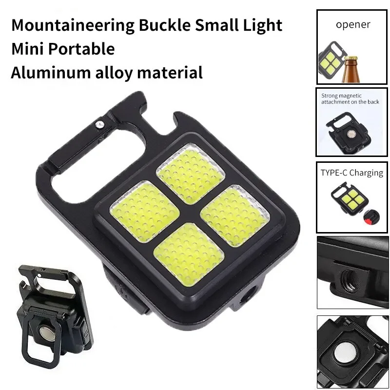 Outdoor Usb Power Supply - High Bright COB LED Flashlight Multifunctional