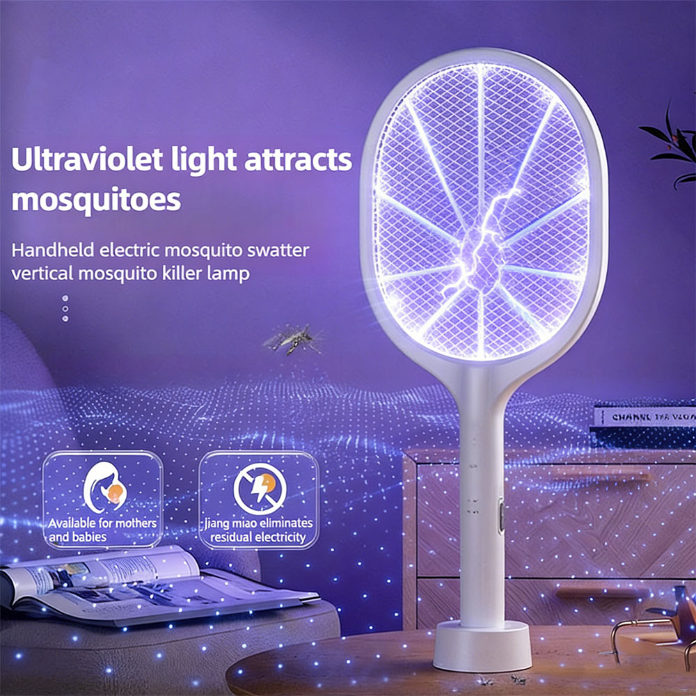 Outdoor Usb Power Supply - 3 in 1 Electric Mosquito Swatter