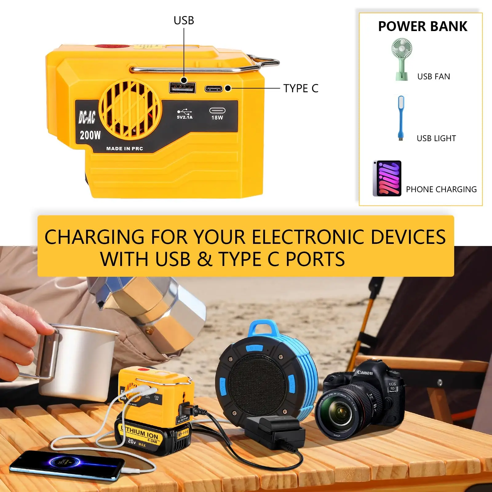 Outdoor Camping Power Generato - огляд і ціна Ac Outdoor Power