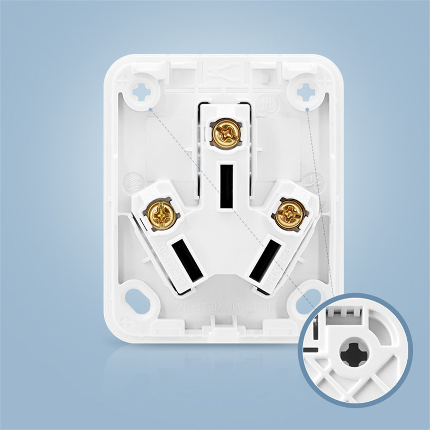 China 3 Flat Pin Wall Surface  - огляд і ціна Outdoor Power Socket