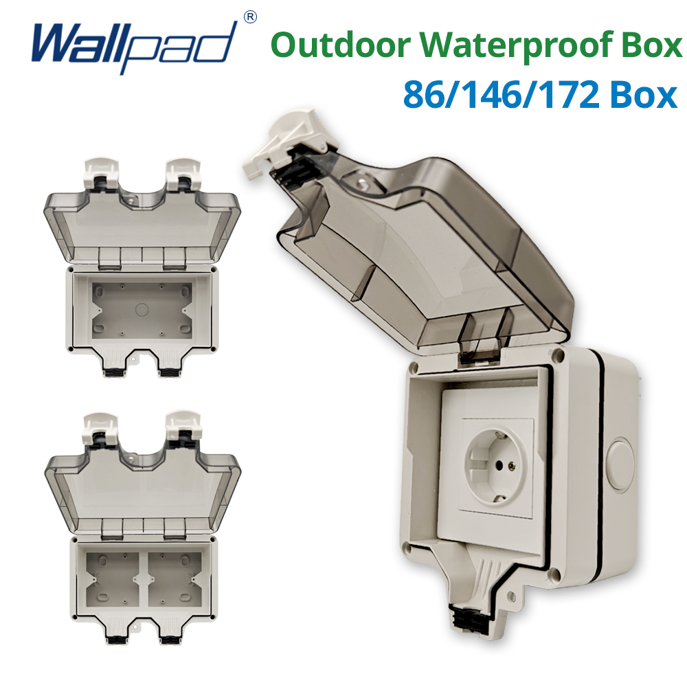 Wallpad IP66 Dustproof Waterpr - огляд і ціна Outdoor Power Socket