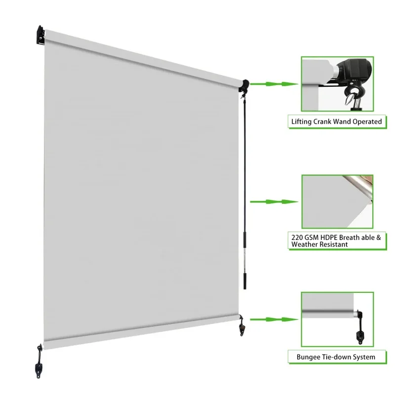 2026 High Quality Battery Powe - огляд і ціна Outdoor Power Blinds