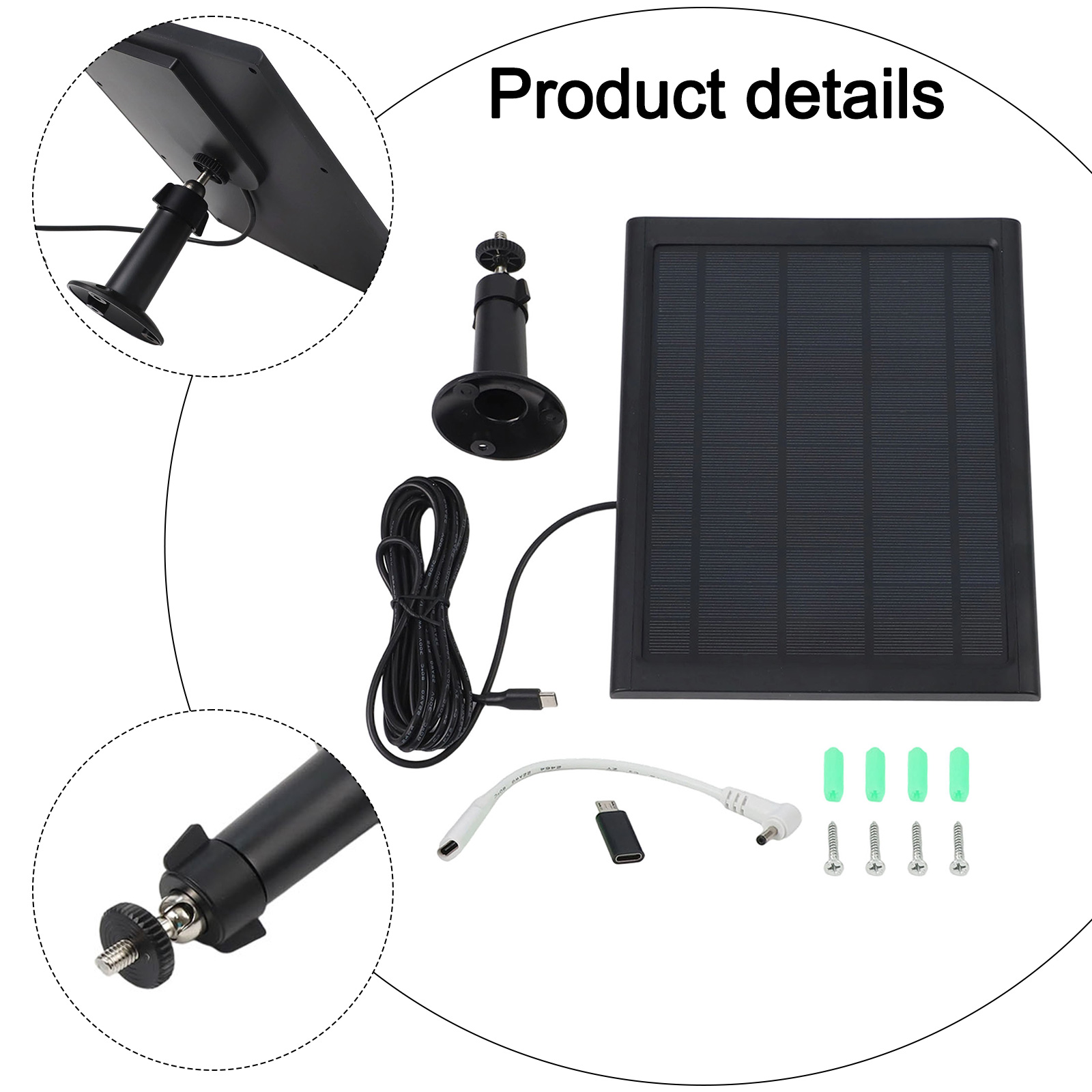 For Ring Devices Solar Charger - огляд і ціна Outdoor Usb Power Supply