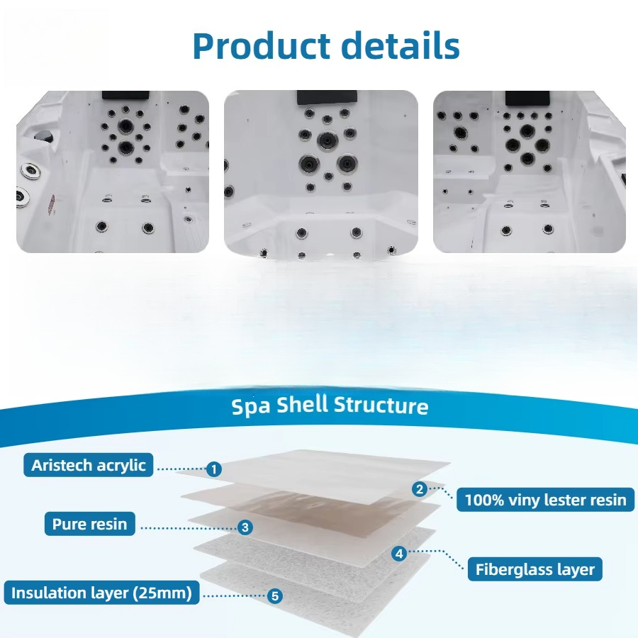 5 Person Premium Outdoor Spa T - огляд і ціна Outdoor Power For Hot Tub