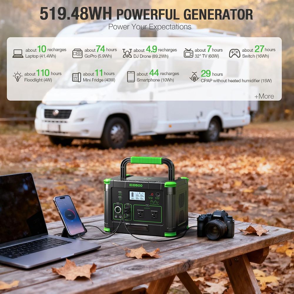 500W Portable Power Station 51 - огляд і ціна Ac Outdoor Power