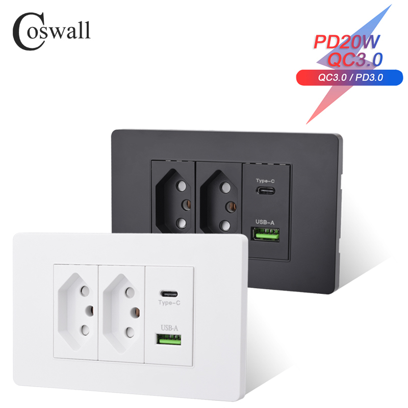 Coswall PC Brazil Standard 20A - огляд і ціна Outdoor Power Socket