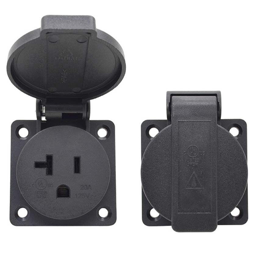 1PCS Universal 15A 20A America - огляд і ціна Outdoor Power Receptacle