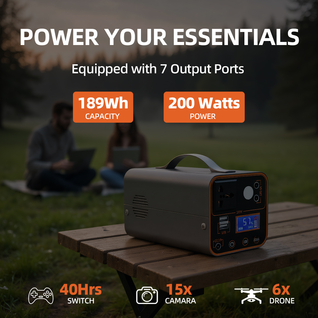 350W Portable Power Station 22 - огляд і ціна Outdoor Power Bank With Ac Outlet