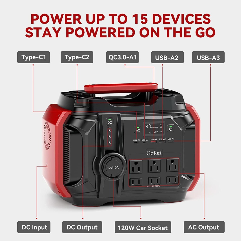 Portable Power Station 540Wh/5 - огляд і ціна Ac Outdoor Power