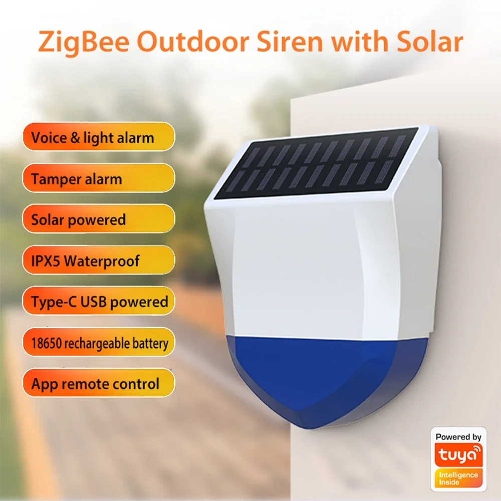 Tuya Smart Zigbee/Wifi Siren A - огляд і ціна Outdoor Usb Power Supply